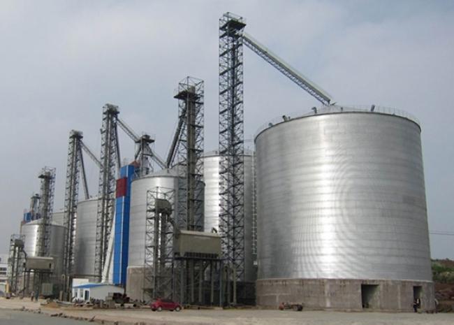 抚州大型钢板库构造参数及水泥储存质量